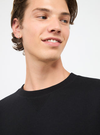 Felpa senza cappuccio tinta unita