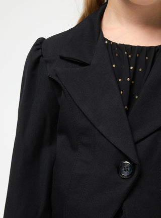 Giacca monopetto a tinta unita