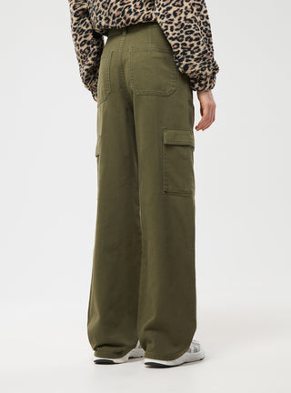 Pantaloni cargo in tinta unita