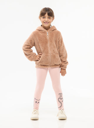 Leggings lungo stampa gatto