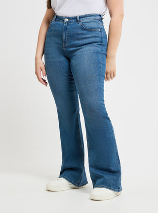 Jeans a zampa Curvy