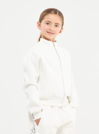 Felpa con collo alto e zip