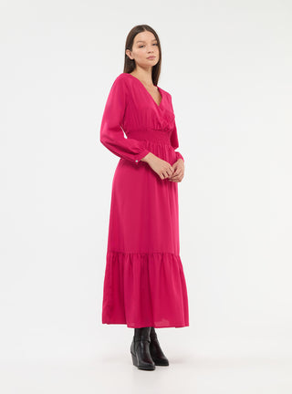 Vestito lungo incrociato