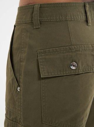 Pantaloni cargo a vita alta