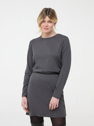 Vestito girocollo con cintura