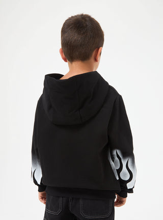 Felpa Freedom stampa fiamme