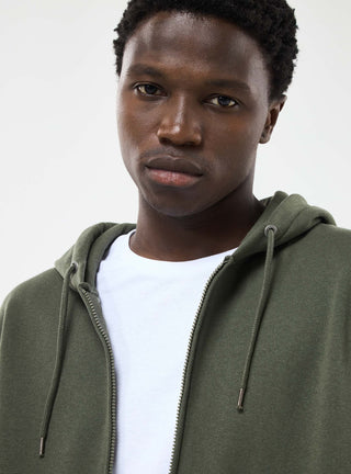 Felpa con cappuccio tinta unita