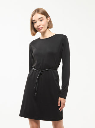 Vestito girocollo con cintura