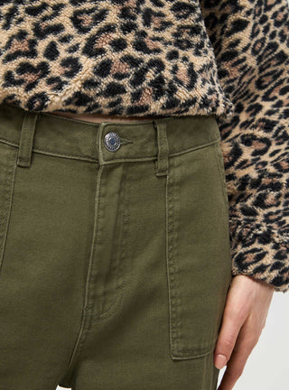 Pantaloni cargo in tinta unita