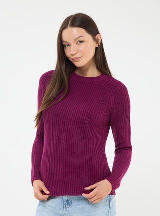 Maglia lavorata a costa inglese