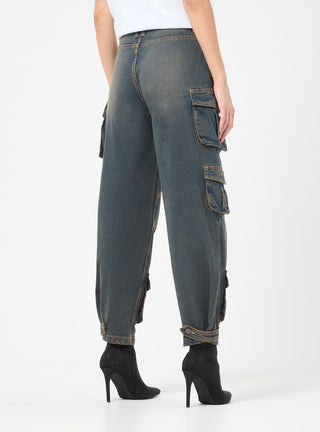 Jeans cargo multitasche oversize