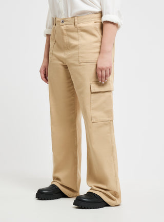 Pantaloni cargo tinta unita