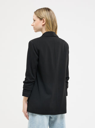 Giacca aperta con maniche arricciate