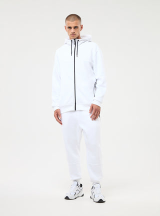 Felpa tecnica con cappuccio e zip