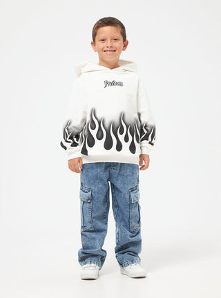 Felpa freedom stampa fiamme