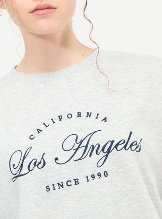 Felpa senza cappuccio stampa college