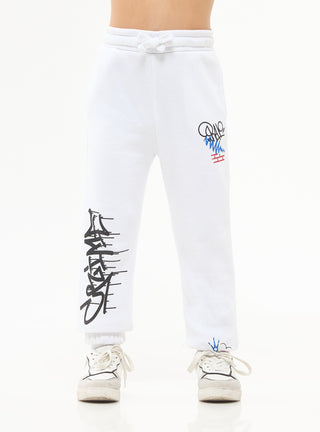 Pantaloni tuta stampe graffiti