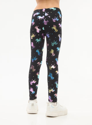 Leggings lungo stampe unicorni