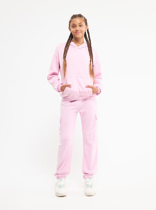 Pantaloni tuta cargo in cotone