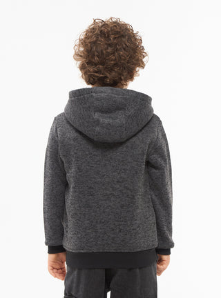 Maglia con cappuccio Giacca invernale imbottita con sherpa