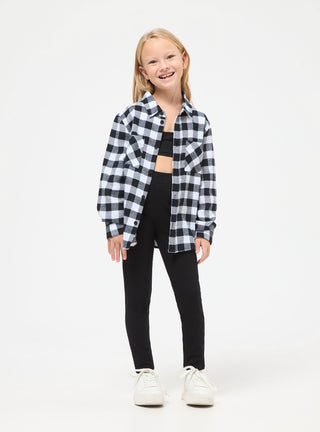 Leggings vita alta in tessuto pesante