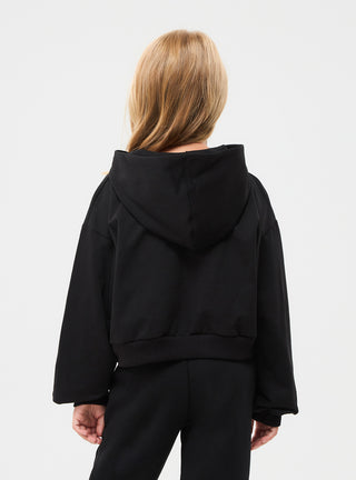 Sweatshirt mit Herz- und Spinnennetz-Print