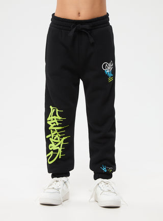 Pantaloni tuta stampe graffiti