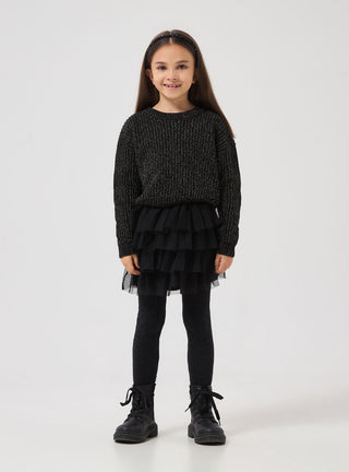 Gonna a balze in tulle