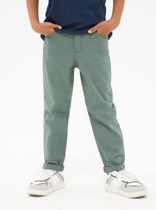 Pantaloni skinny tinta unita