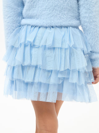 Gonna a balze in tulle