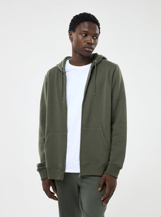 Felpa con cappuccio tinta unita