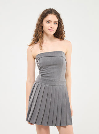 Abito plissé a fascia