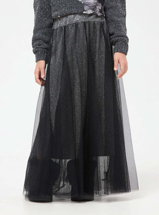 Gonna in tullluccicante