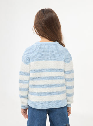 Maglia girocollo a righe