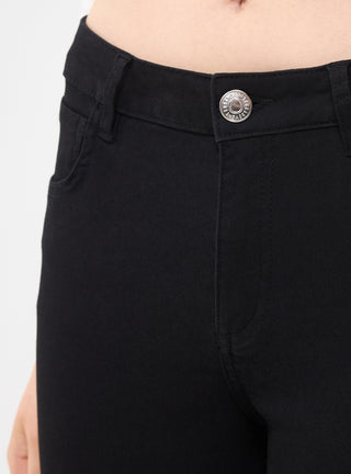 Pantaloni push up tinta unita