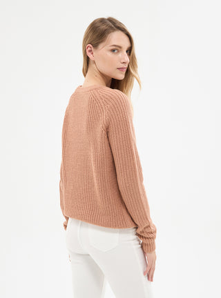 Maglia lavorata a costa inglese