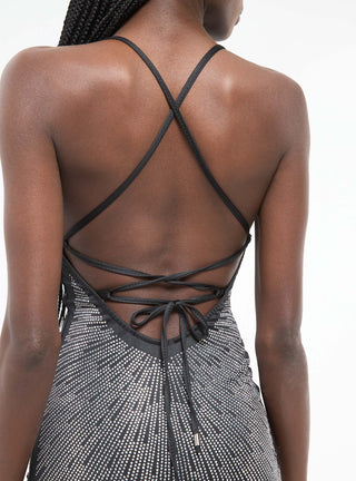 Abito tempestato di strass