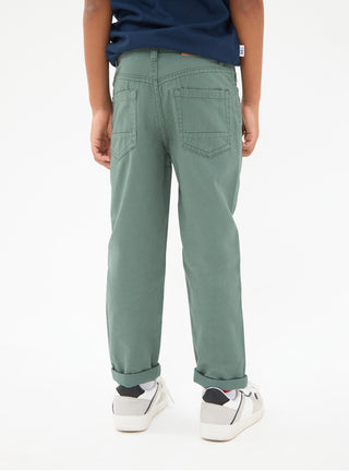 Pantaloni skinny tinta unita