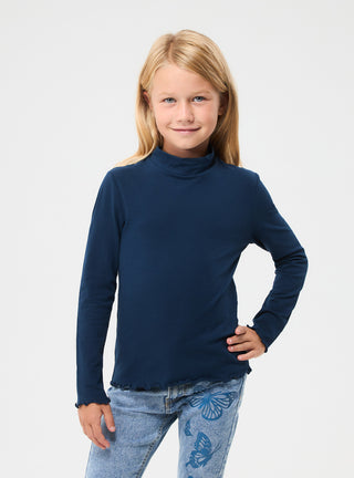 T-shirt a lupetto tinta unita