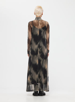 Abito in tulle tie-dye