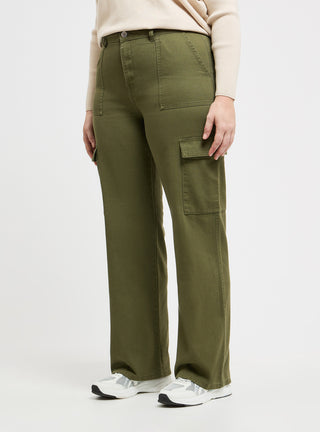 Pantaloni cargo tinta unita