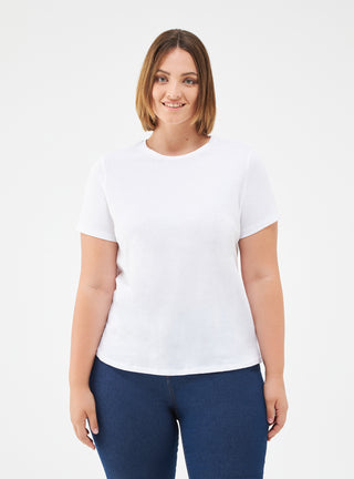 T-shirt girocollo basic tinta unita