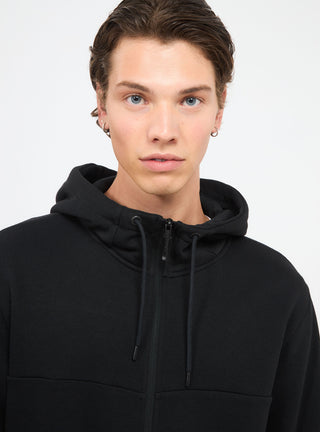 Felpa tecnica con cappuccio e zip