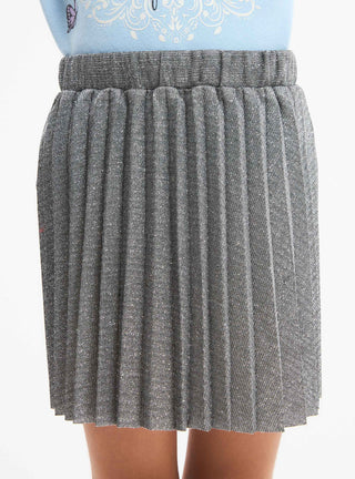 Gonna plissettata luccicante