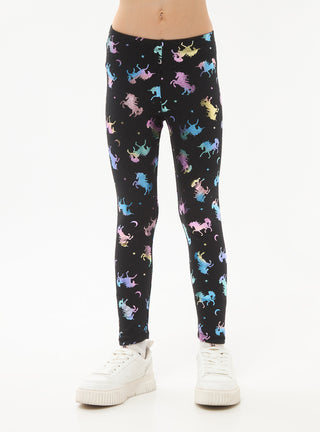 Leggings lungo stampe unicorni