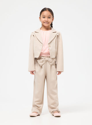 Giacca monopetto a tinta unita