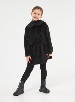 Giacchina effetto pelliccia