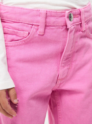 Pantaloni wide leg con strappi