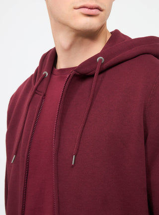 Felpa con cappuccio tinta unita