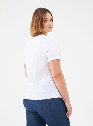 T-shirt girocollo basic tinta unita